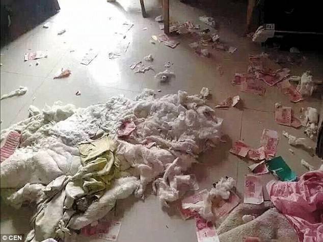 بالصور: خبأ المال عن زوجته.. فعاقبه القدر!