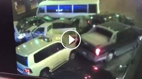 بالفيديو: حادث سير رهيب يرعب كل من شاهده!