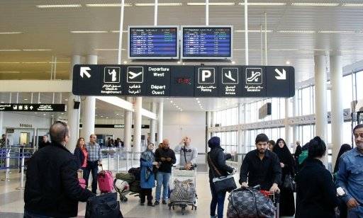 370 سوريا امضوا ليلتهم في مطار بيروت بعد فرض تركيا تأشيرات دخول عليهم
