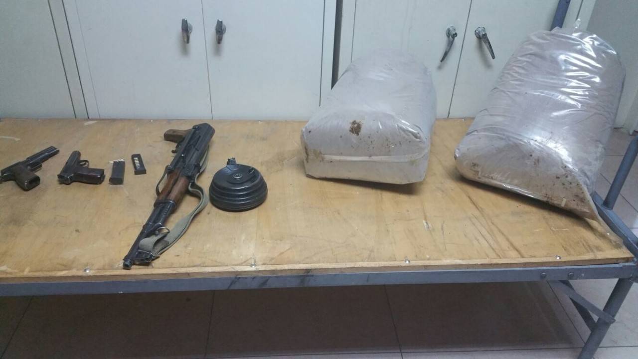 40 كيلو حشيشة في مخبأ داخل خزان في حفرة