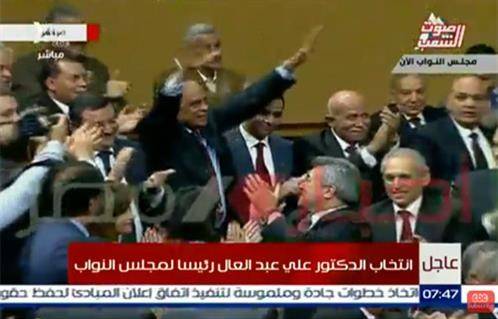 علي عبدالعال رئيسًا للبرلمان المصري