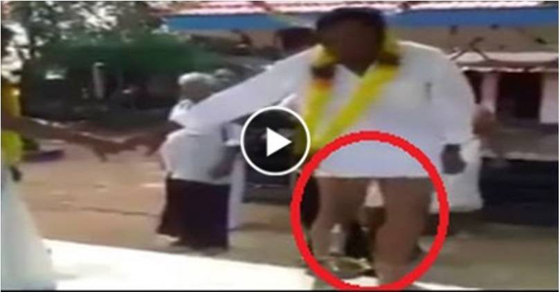 بالفيديو: شاهد عريس يتعرض لموقف محرج جداً فى حفل زفافه!