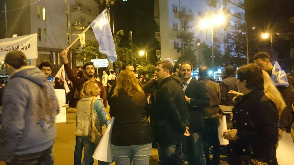 تجمع لـ14 آذار في ساحة ساسين – الأشرفية