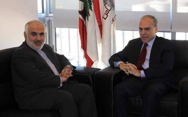 رحمة بحث والسفير الايراني
الأوضاع في لبنان والمنطقة