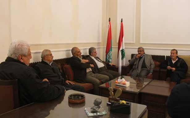 سعد استقبل التحالف الفلسطيني