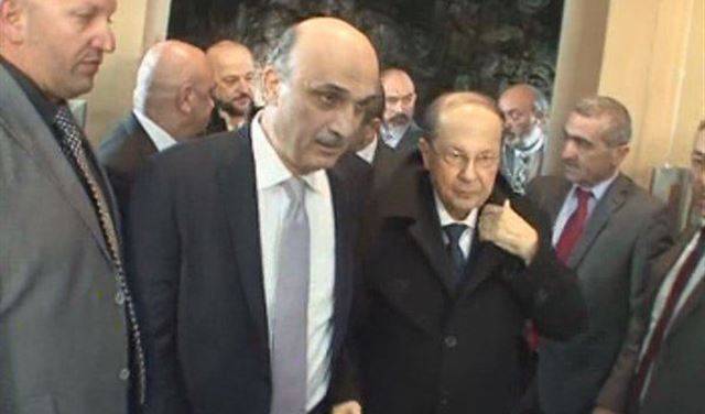 وصول عون الى معراب للقاء جعجع