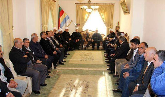 أرسلان التقى وفوداً وجال في عاليه والجرد معزياً