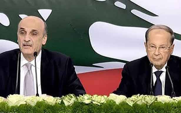عون وجعجع في معراب امس