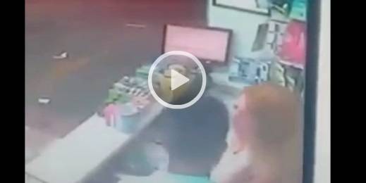 بالفيديو.. لحظة وفاة لص بنوبة قلبية مفاجئة!