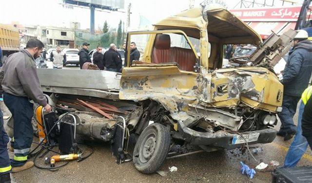 بالصور.. قتيل وجريح أثر حادث سير في جعيتا