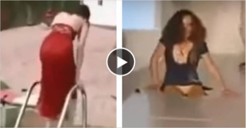 بالفيديو: شاهد.. مواقف محرجة جدا تتعرض لها عارضات الأزياء أمام الكاميرات