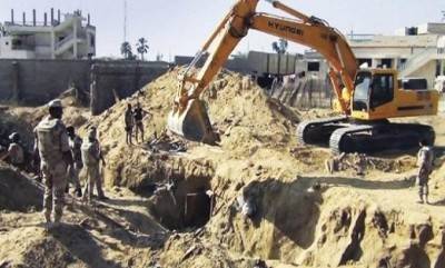 الجيش المصري يدمر نفقين اثنين في رفح