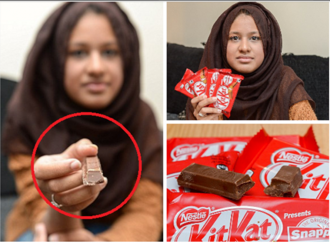 شابة تطالب بالحصول على "كيت كات" مدى الحياة .. لسبب غريب!