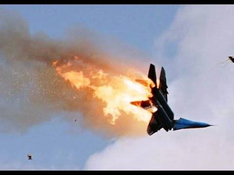 بالفيديو صاروخ سام 6 روسي يسقط طائرة اف 16