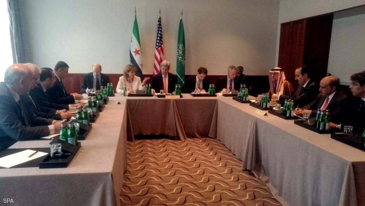 لقاء أميركي سعودي للبحث في مستجدات الأزمة السورية.