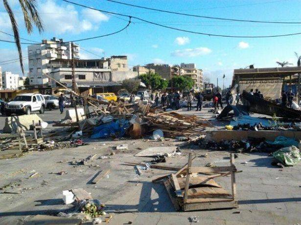 إزالة بسطات مخالفة في طرابلس