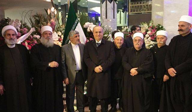 وهاب شارك باحياء ذكرى الثورة الايرانية بدمشق