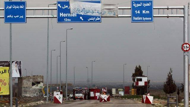 إغلاق المعابر غير الشرعية على الحدود مع سوريا