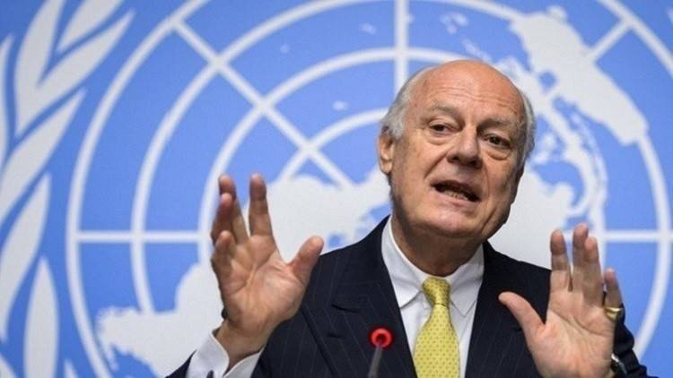دي ميستورا: من السابق لأوانه الحديث عن وقف إطلاق النار في سوريا