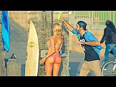 بالفيديو المضحك مقـلب الشـامـبو عـلى البـنات