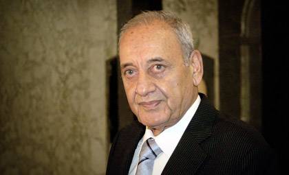 بري غادر الى بروكسل