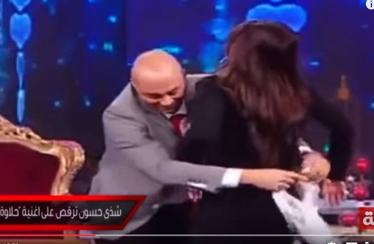 بالفيديو شذى حسون المقدم يحزمها لترقص والجمهور غاضب