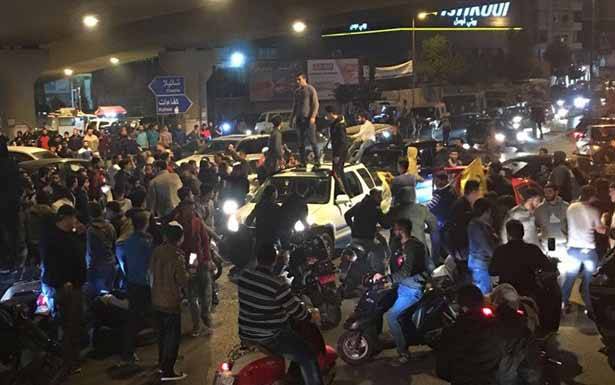 تجمعات شعبية في الضاحية ليلاً احتجاجاً على فيديو مسيء للسيد نصرالله