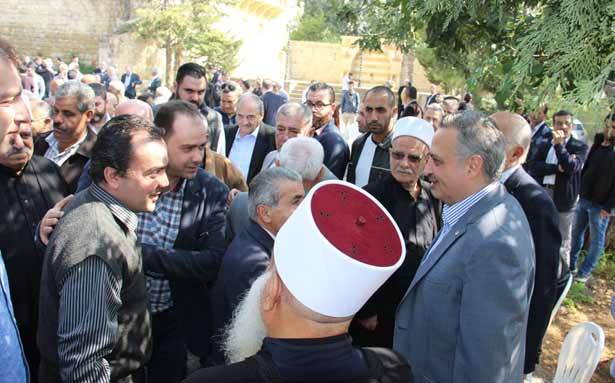 ارسلان التقى وفوداً رسميّة وشعبيّة 
وجال في شارون وعرمون والشويفات