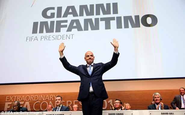 السويسري جاني إنفانتينو الرئيس التاسع للـ«FIFA»