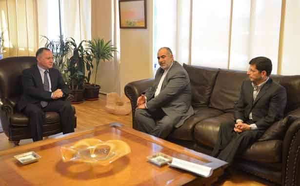 وفد إيراني زار عريجي وقبلان
