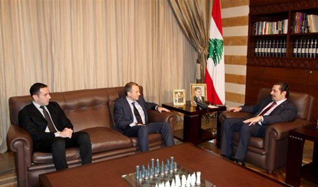 الحريري استقبل باسيل