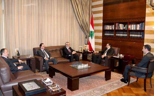الحريري التقى وفد «اللقاء الديموقراطي»
بقرادونيان : موقفنا إيجابي بشأن المطامر