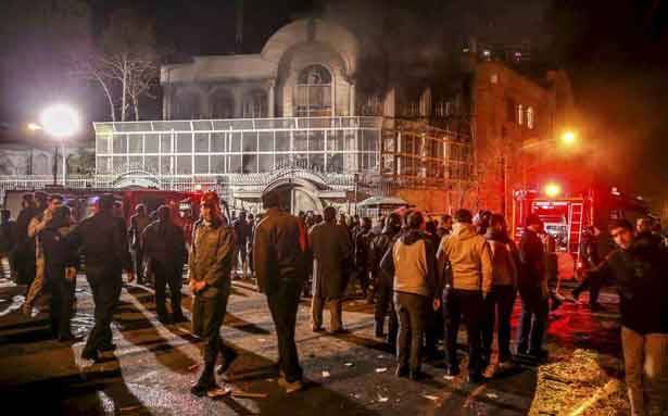 ايران تفرج عن المتهمين باقتحام السفارة السعودية