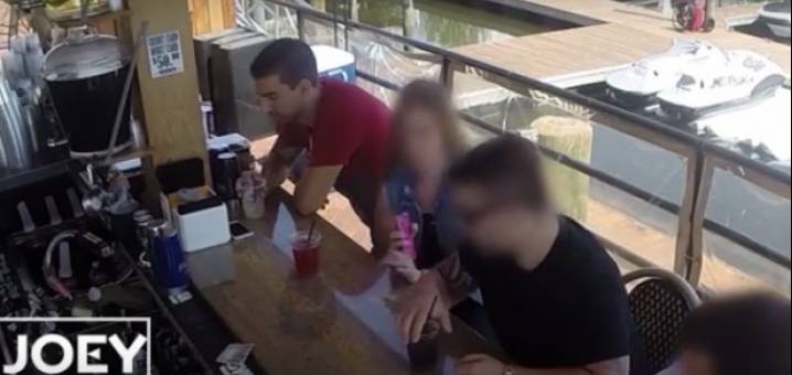 (بالفيديو) وضع المخدر في شرابها لإغتصابها وحلَت المفاجئة