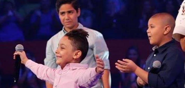 بالفيديو.. كواليس تسجيل أغنية تامر وأطفال "The Voice Kids"
