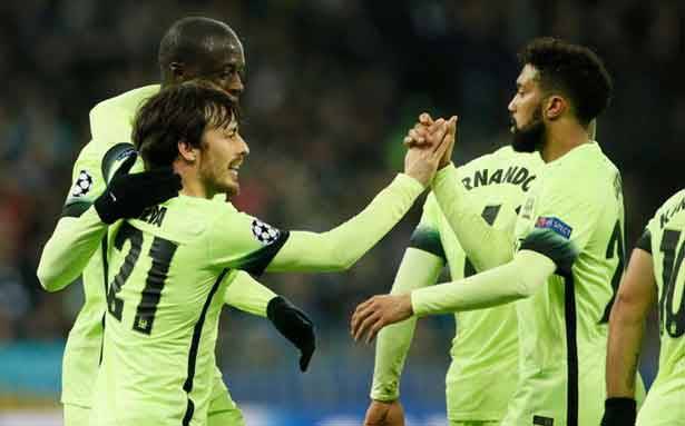 دوري ابطال اوروبا بكرة القدم الافضلية لمانشستر سيتي واتلتيكو مدريد