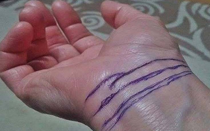 ماذا تعني هذه الخطوط على المعصم؟ عدّوها واكتشفوا
