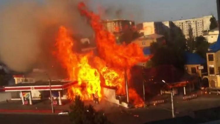 إصابة 40 شخصا بانفجار صهريج غاز في داغستان