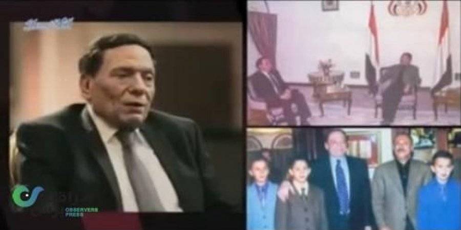 بالفيديو ماذا قال عادل امام للرئيس علي عبدالله صالح حتى غضب منه