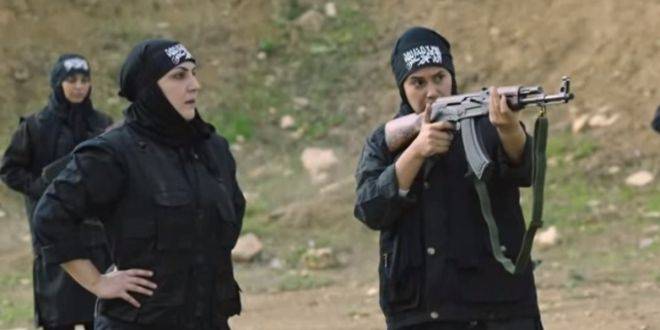 بالفيديو.. هند صبري تنضم لـ”داعش” وتحمل السلاح