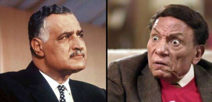 بالفيديو- ماذا فعل عادل إمام عندما قابل جمال عبد الناصر!