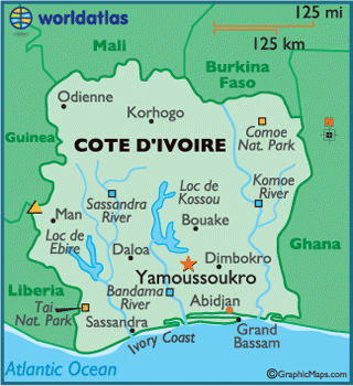 أغنية في ساحل العاج (  Cote d'Ivoire ) تتحدى القاعدة، بعد هجوم غراند بسام