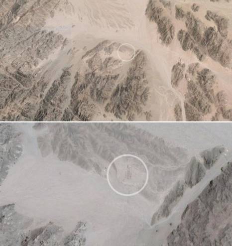 صور| جوجل ايرث تكشف مفاجأة في صحراء مصر