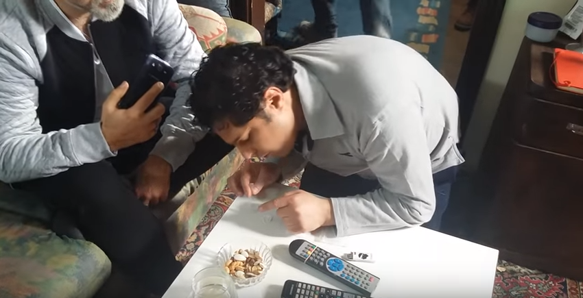 بالفيديو - ممثل سوري يتعاطى المخدرات في لبنان!