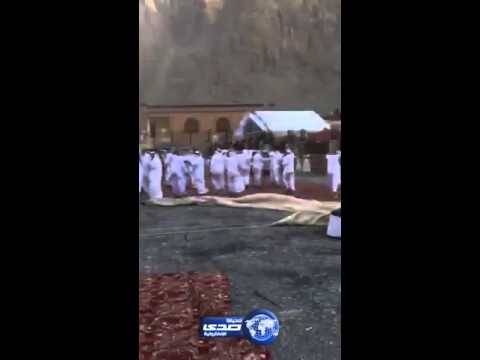بالفيديو: طائرة خاصة تحوّل حفل زفاف الى كارثة