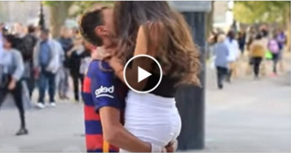 بالفيديو: شاهد.. شاب يتقمص شخصية رياضية مشهورة كي يقبل الفتيات!
