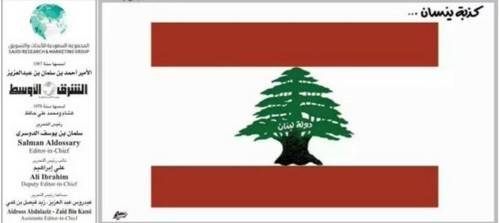 ردًا على كاريكاتور "الشرق الأوسط"المهين لدولة لبنان...هكذا جاء الرد...