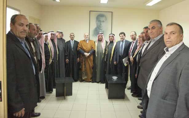 حردان استقبل وفداً من وادي خالد