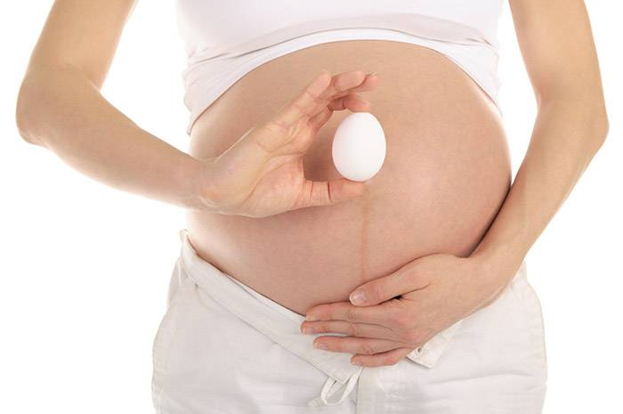 أصبحت هذه المرأة حاملًا بعد أن أكلت صفار البيض