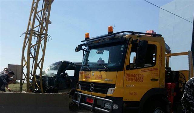 بالصور.. حادث مروّع على طريق ضهر البيدر